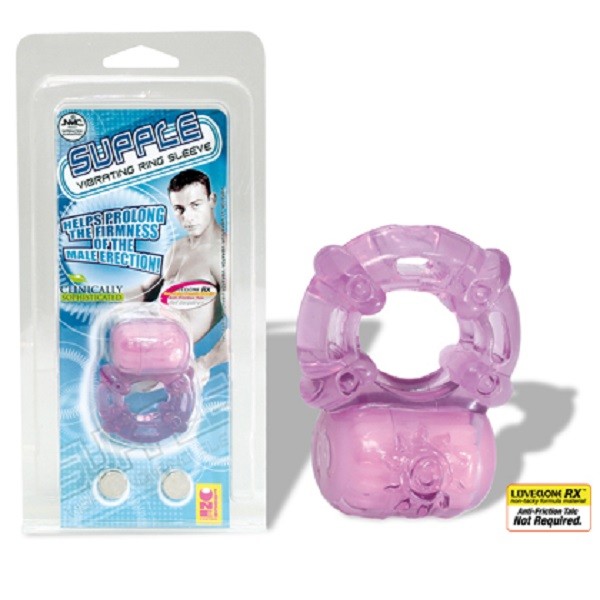 Supple Vibrating Cock Ring Purple by NMC