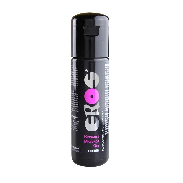 Eros Kissable Massage Gel Cherry 100 ml by Megasol Cosmetics