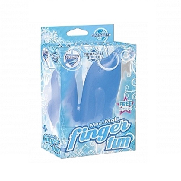 Mini Mals Finger Fun Blue by Pipedream Products