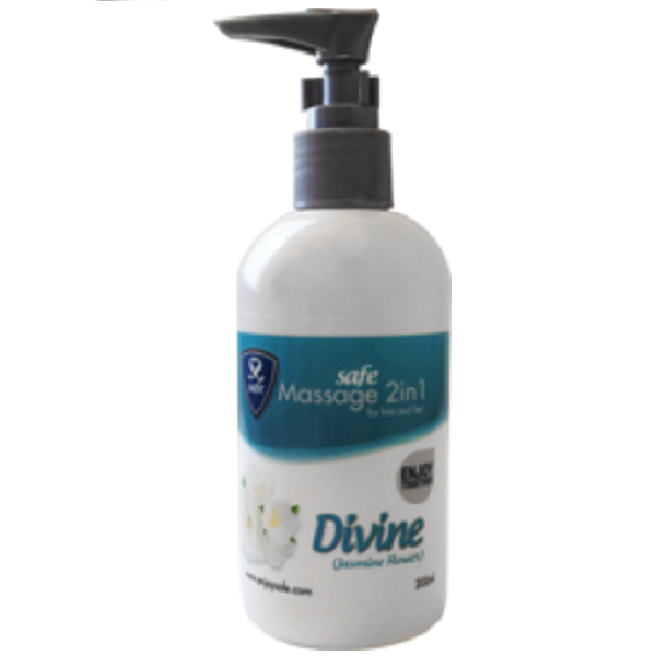 Divine 2 in 1 Massage oil 200 ml by SAFE