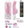 Vogue Rabbit 10 Rhytms Silicone Vibrator 6'' Pink